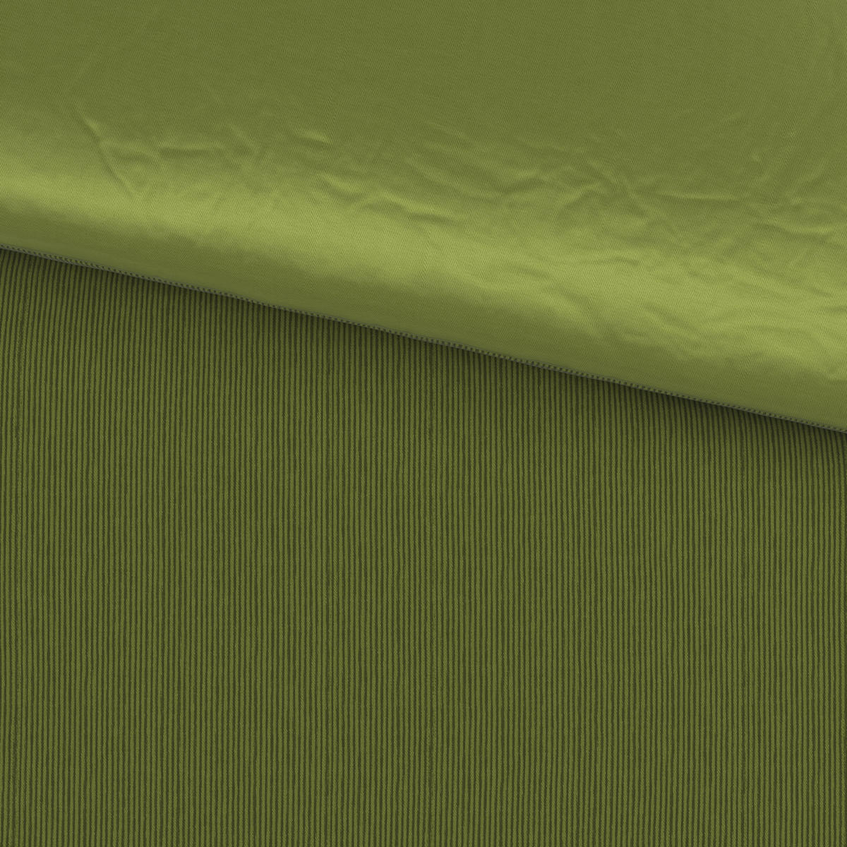 OBOUSTRANNÉ POVLEČENÍ, satén, tmavě zelená, 135/200 cm - tmavě zelená, textil (135/200cm) - Bio:Vio