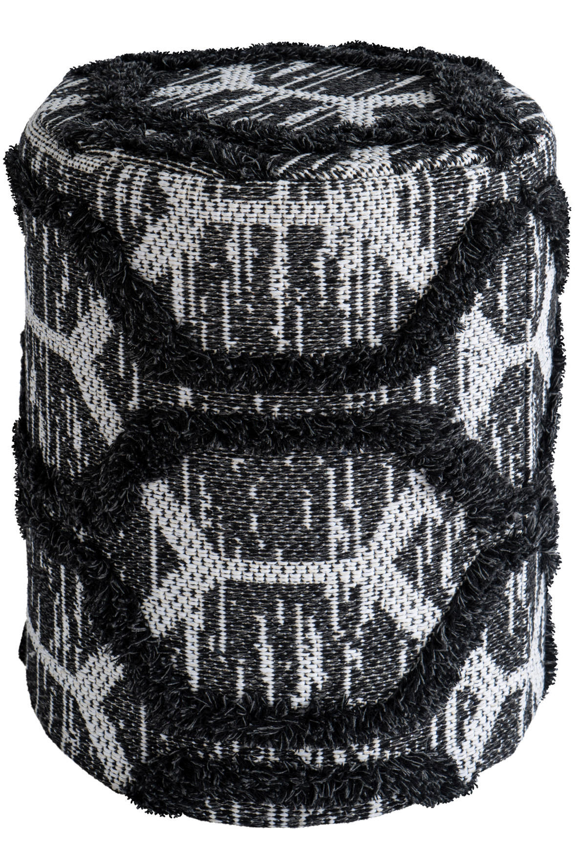 PUF in textil antracit  - antracit, Basics, textil (47/36cm)