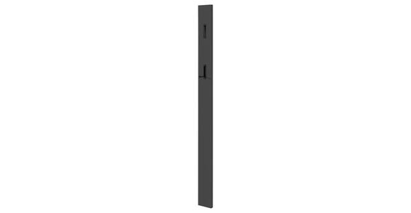 GARDEROBENPANEEL  in 13/160/3 cm  - Anthrazit, Design, Holzwerkstoff (13/160/3cm) - Novel