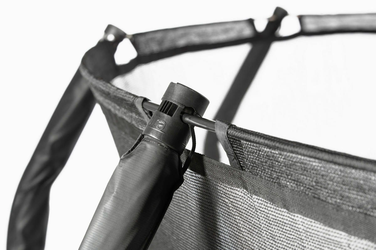 TRAMPOLIN 251/256 cm  - Schwarz, KONVENTIONELL, Kunststoff/Metall (251/256cm) - Salta