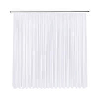FERTIGSTORE  transparent  600/245 cm   - Weiß, Basics, Textil (600/245cm)