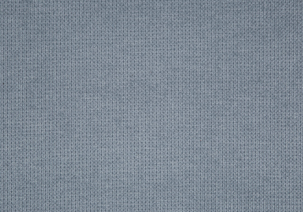 ECKSOFA inkl. Funktion in Flachgewebe Graublau  - Chromfarben/Graublau, Modern, Kunststoff/Textil (283/254cm) - Sit & More