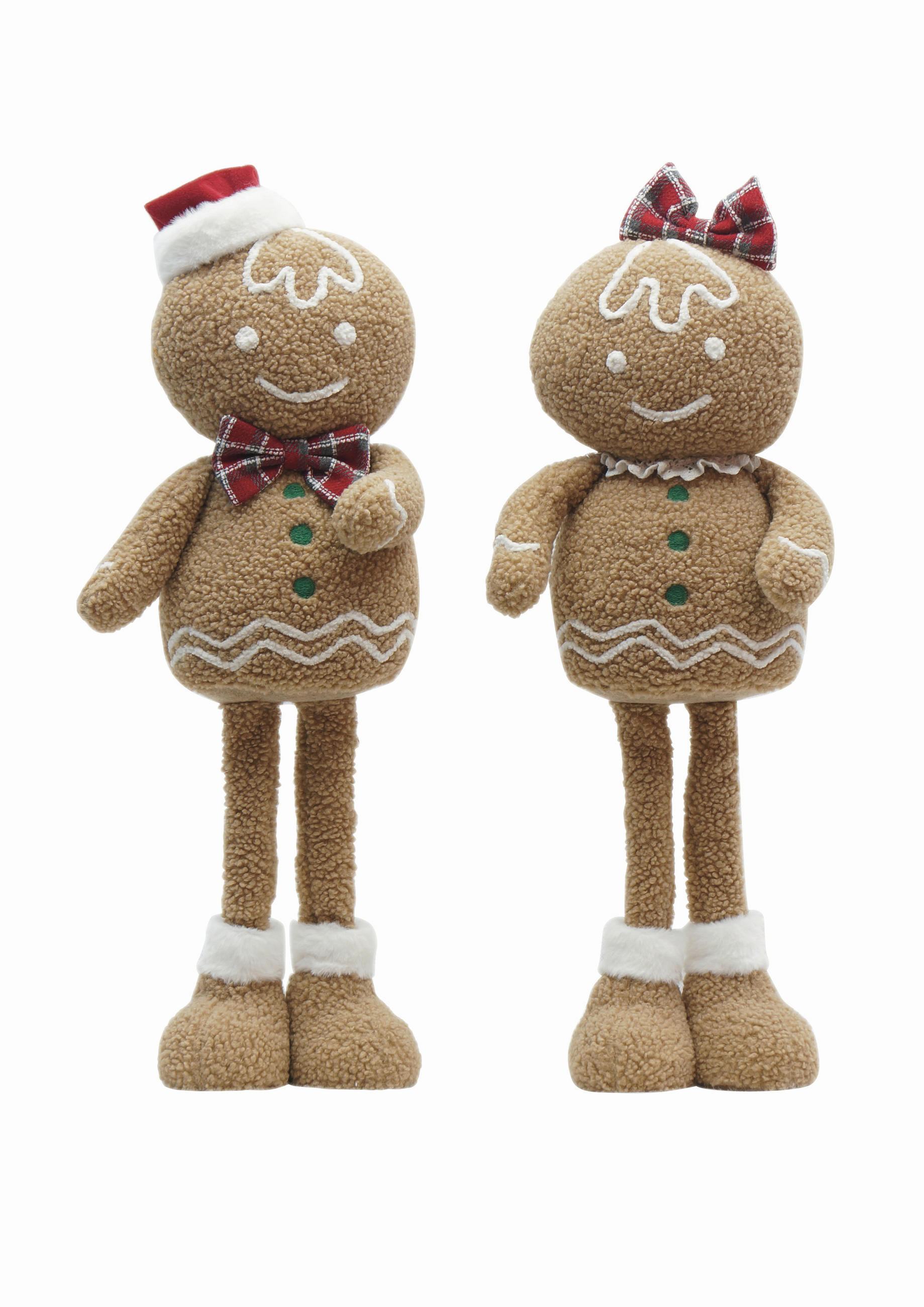 JULFIGUR - vit/röd, Lifestyle, metall/textil (23/58/11cm) - X-Mas