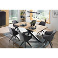 ARMLEHNSTUHL in Mikrofaser - Dunkelbraun/Schwarz, LIFESTYLE, Holz/Textil (60/83/65cm) - Landscape