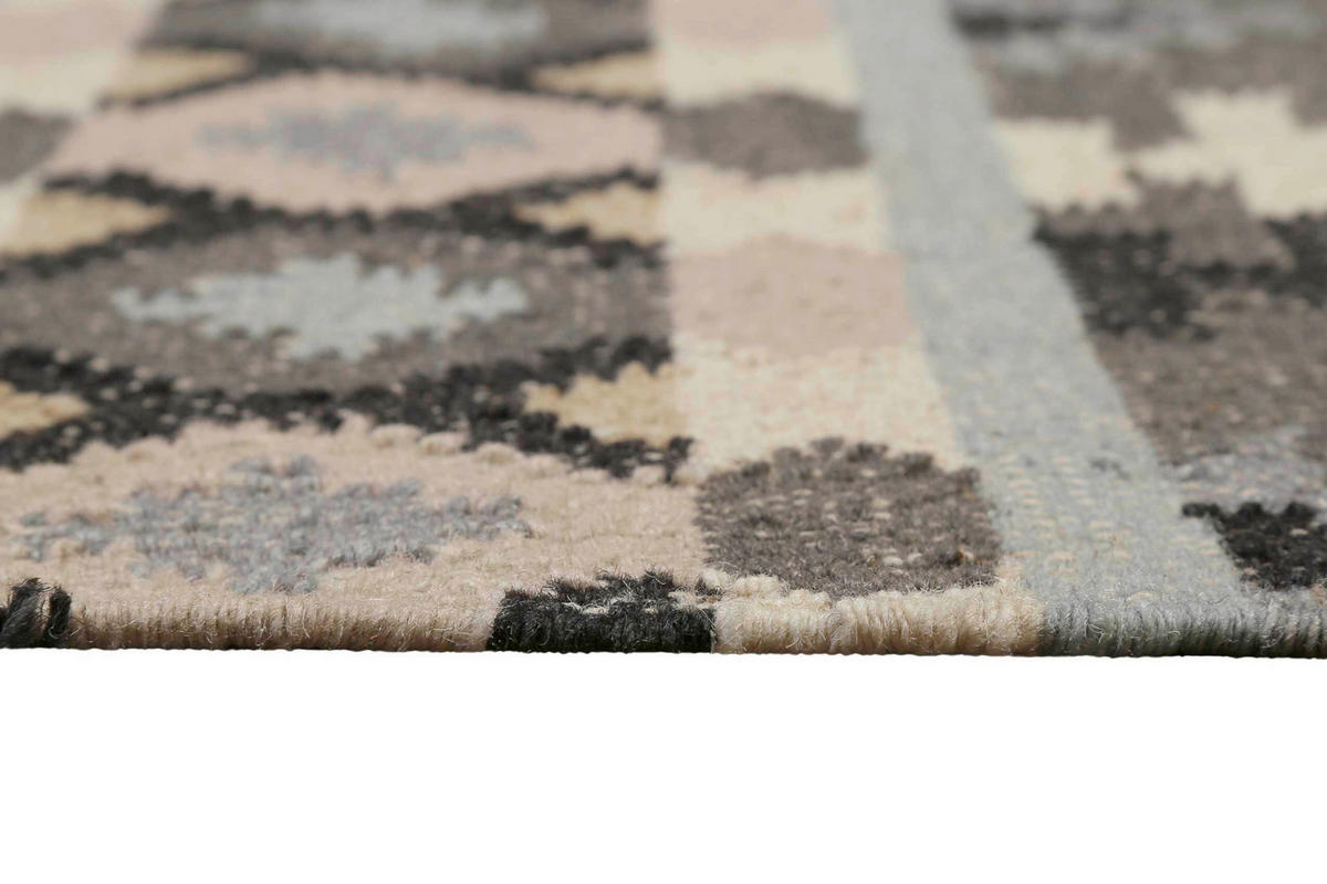 HANDWEBTEPPICH 300/400 cm Balou Hellgrau, Beige  - Beige/Hellgrau, KONVENTIONELL, Textil (300/400cm)