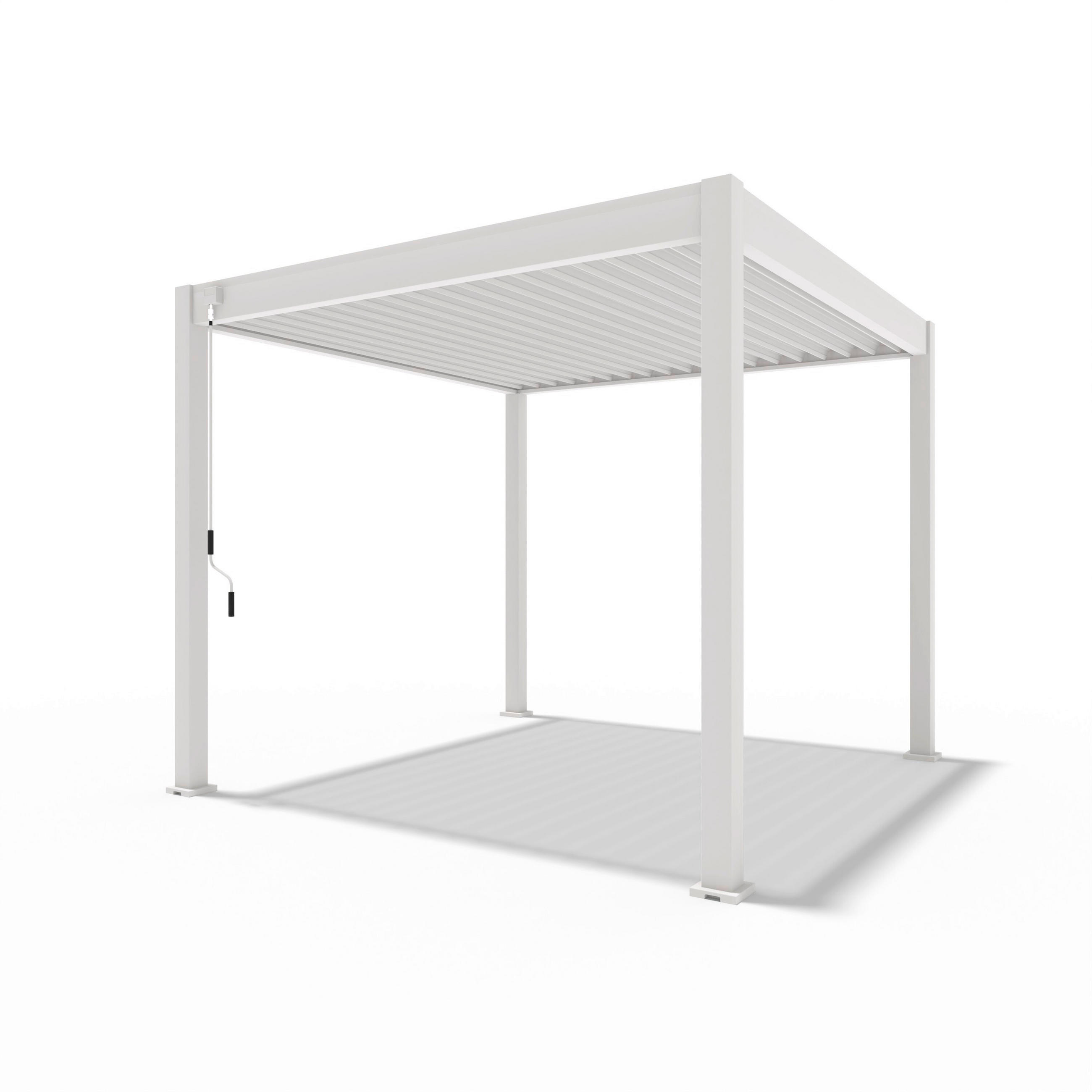 PERGOLA 300/300/255 cm   - Perlmutt, Basics, Metall (300/300/255cm) - Gardenson