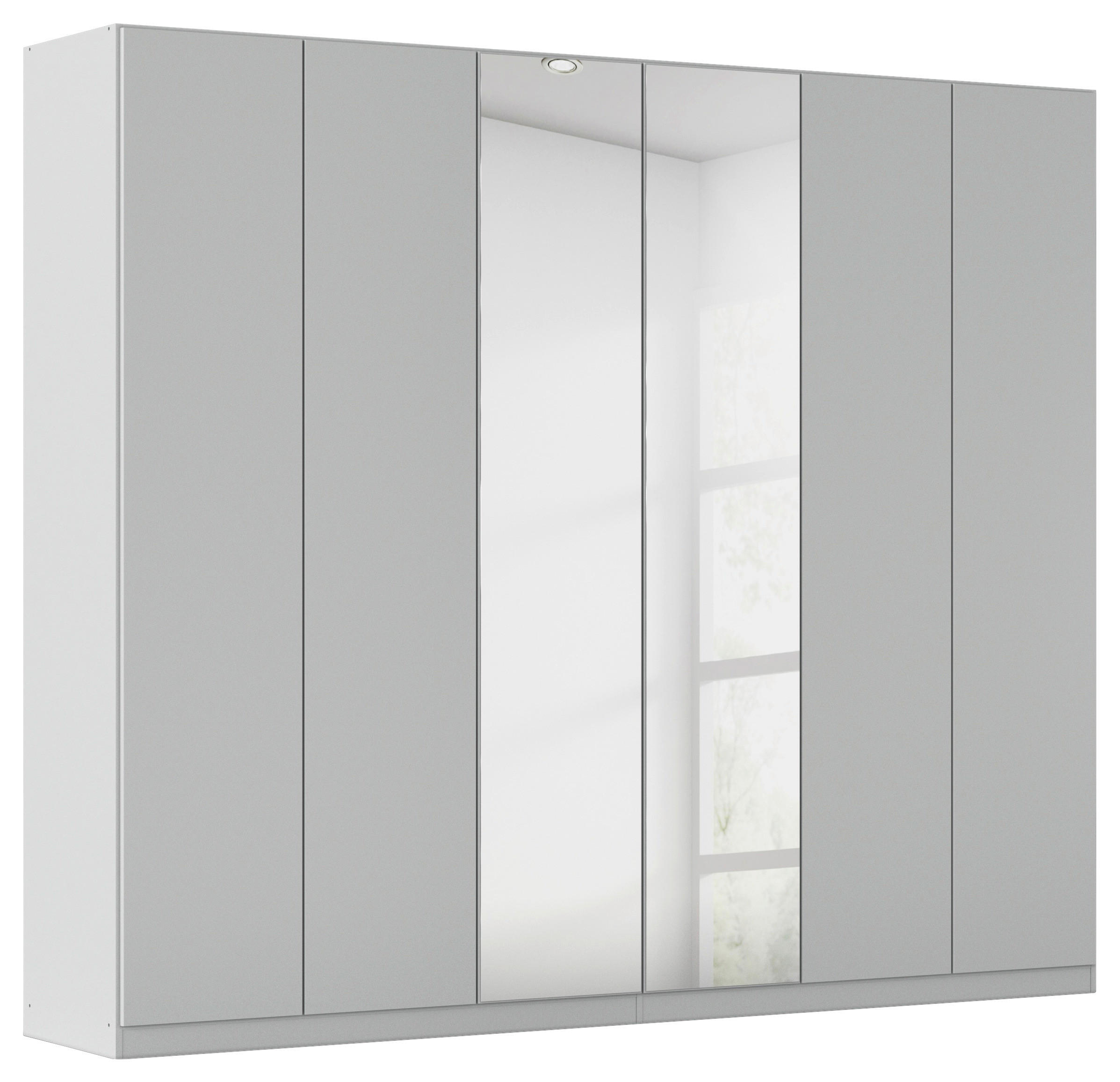 FALTTÜRENSCHRANK in Grau  - Grau, Holzwerkstoff (271/229/54cm) - Boxxx