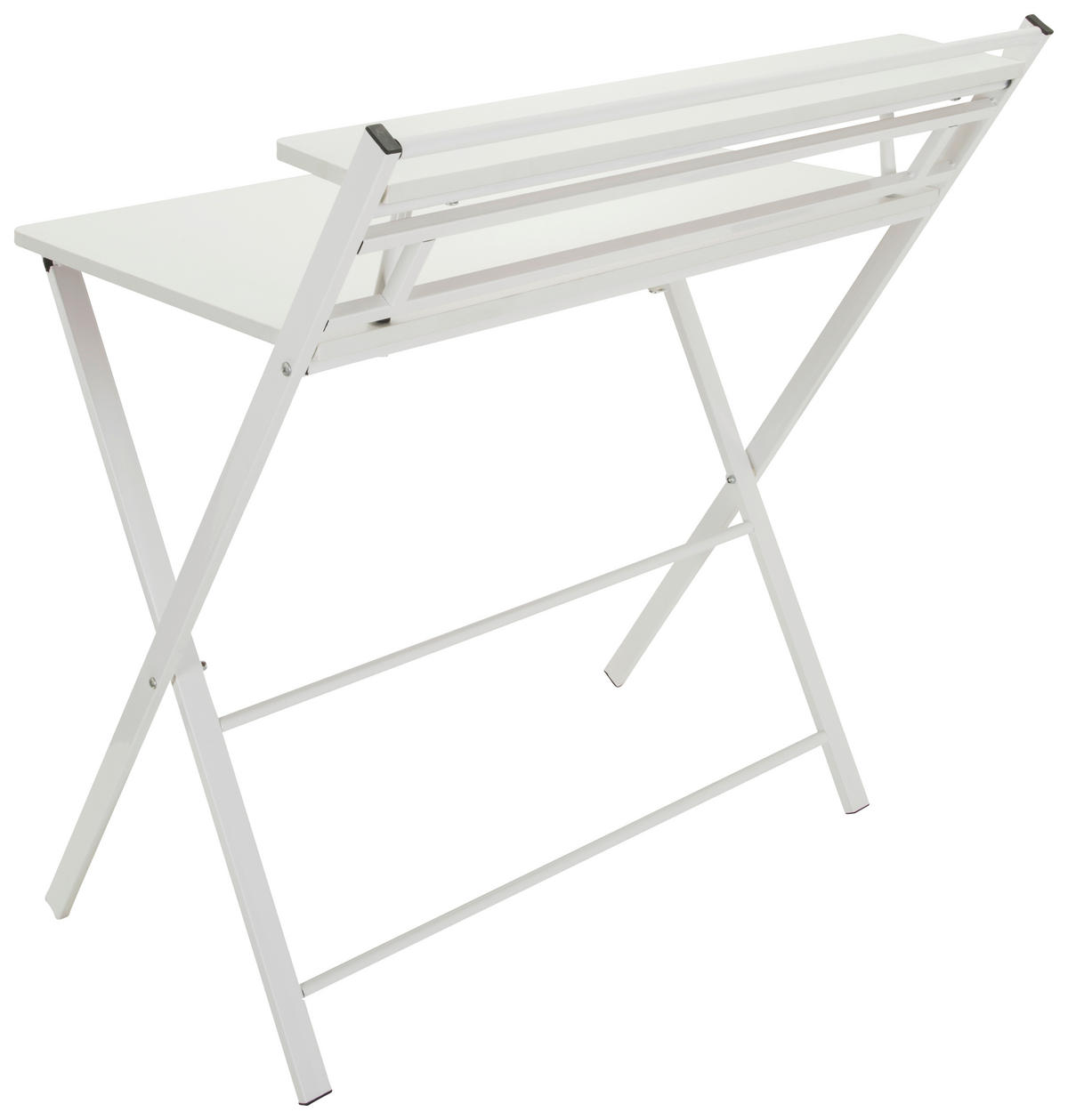 SKRIVBORD 84/60/92 cm  i vit  - vit, Basics, metall/trämaterial (84/60/92cm) - MID.YOU