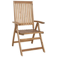 GARTENKLAPPSESSEL in Holz Akaziefarben  - Akaziefarben, KONVENTIONELL, Holz (60/113/70cm) - Siena Garden