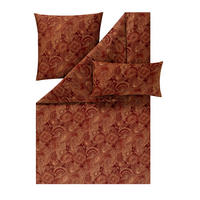BETTWÄSCHE 3-teilig Atelier Makosatin 135/200 cm  - Bordeaux, Design, Textil (135/200cm) - Estella