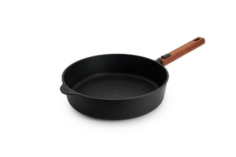 BRATPFANNE Eco Logic 28 cm  - Anthrazit, Basics, Metall (28cm) - WOLL