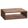 NACHTTISCH 50/16/41 cm  in massiv Nussbaum Nussbaumfarben  - Nussbaumfarben, Natur, Holz (50/16/41cm) - Hasena
