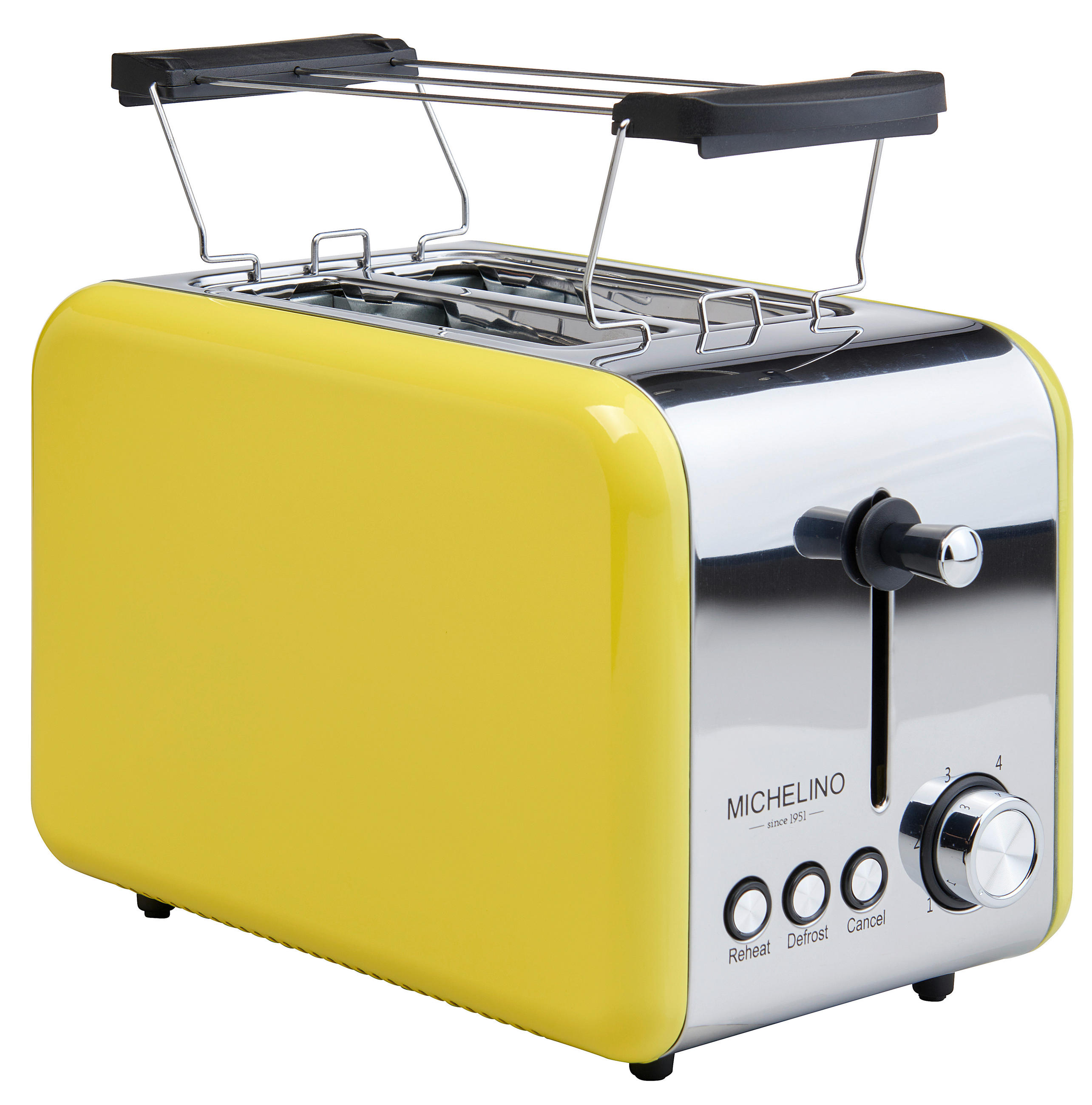 TOASTER  - Gelb, Trend, Kunststoff/Metall (32/23/19cm)