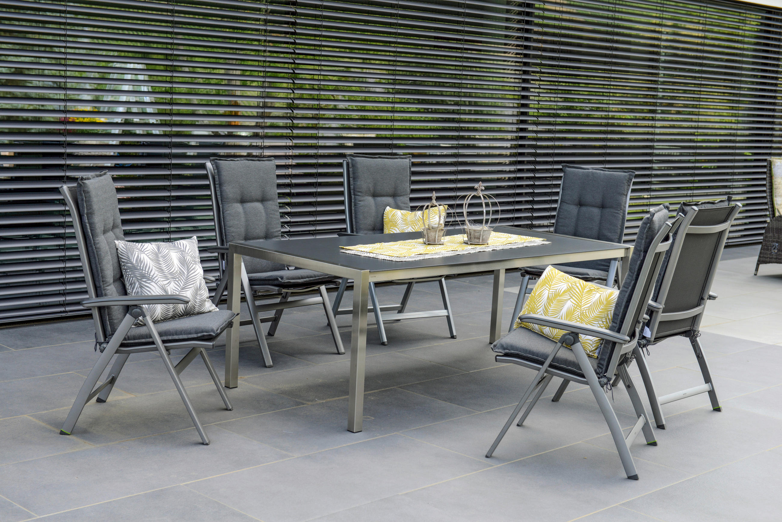 SESSELAUFLAGE Uni  - Grau, Design, Textil (50/7/120cm)