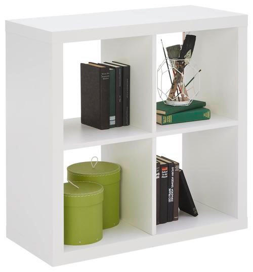 RAUMTEILER - Weiß, Design, Holzwerkstoff (77/77/38cm) - Carryhome