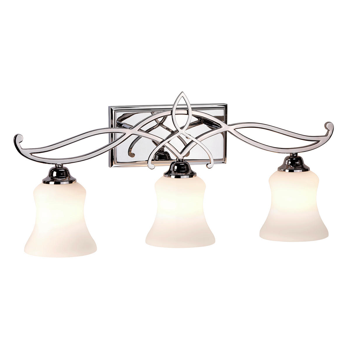 BADEZIMMER-WANDLEUCHTE - Chromfarben, Basics, Glas/Metall (61/15,2/37,3cm) - Elstead Lighting