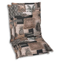 SESSELAUFLAGENSET Federn  - Beige, Basics, Textil (50/7/110cm)