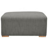 HOCKER in Textil Grau  - Buchefarben/Grau, Konventionell, Holz/Textil (101/44/92cm) - Livetastic