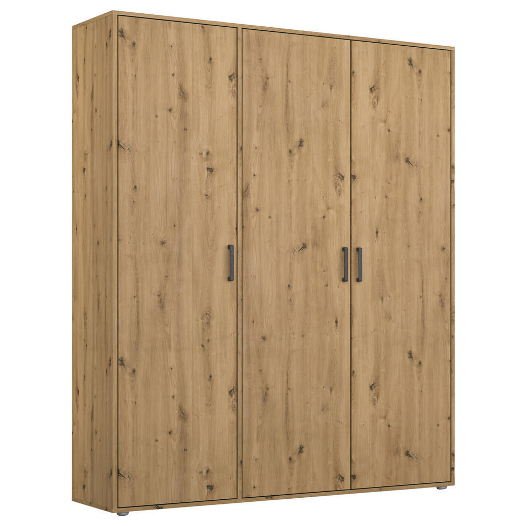 Drehtürenschrank 140 Cm Voyager Eiche Artisan