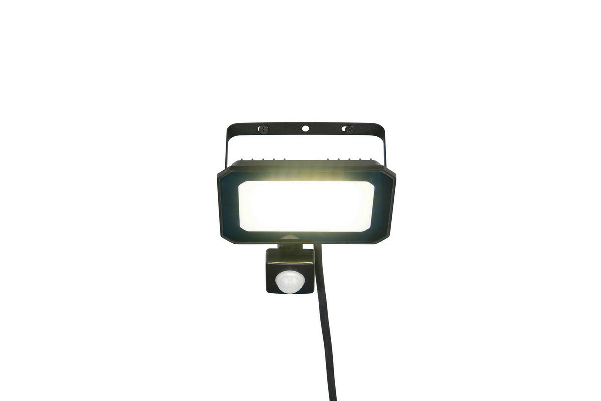 AUSSENWANDLEUCHTE - Weiss/Schwarz, Design, Glas/Metall (14,5/15,5/13cm)