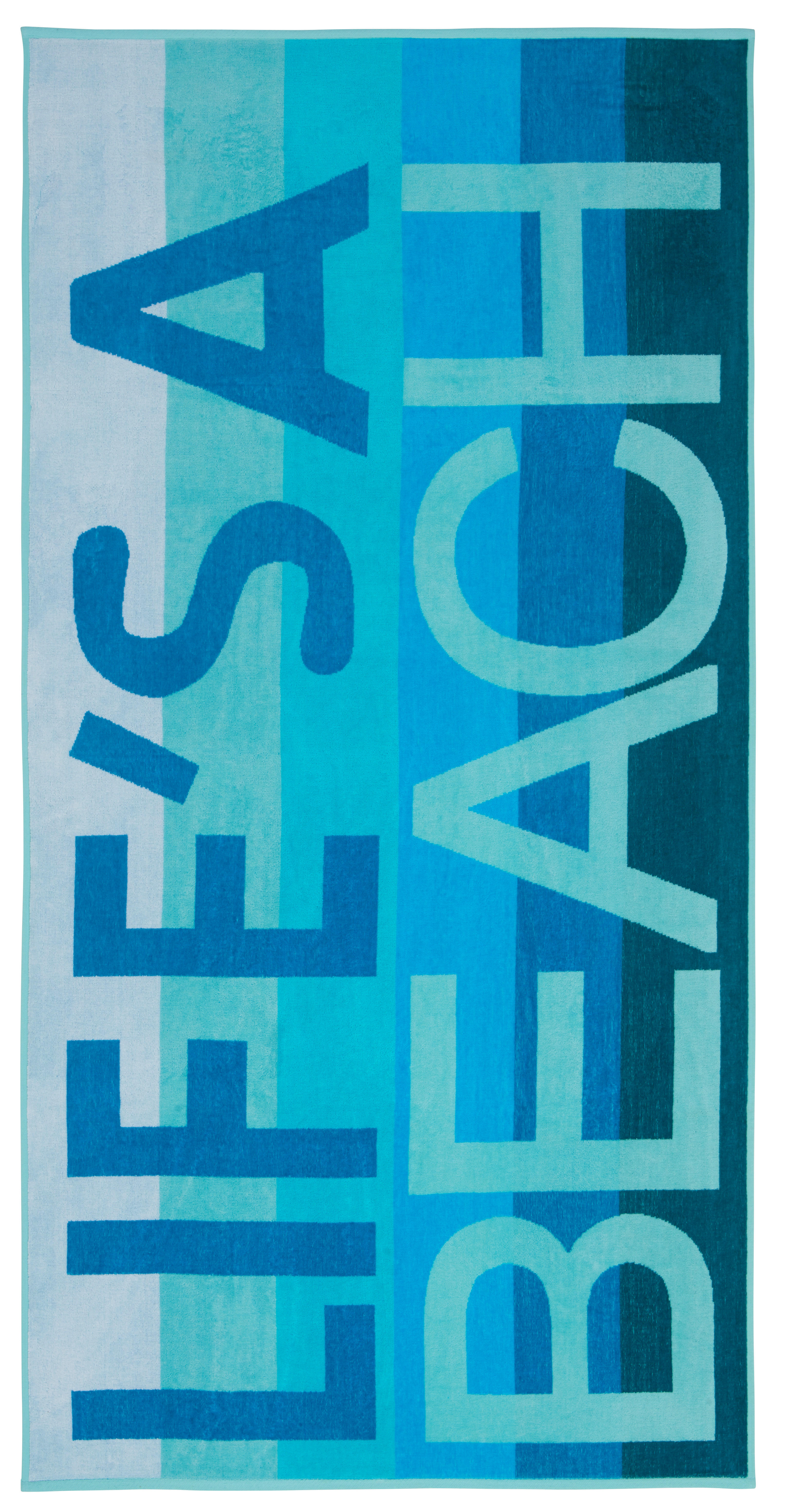 STRANDHANDDUK 90/180 cm blå  - blå, Klassisk, textil (90/180cm) - Esposa