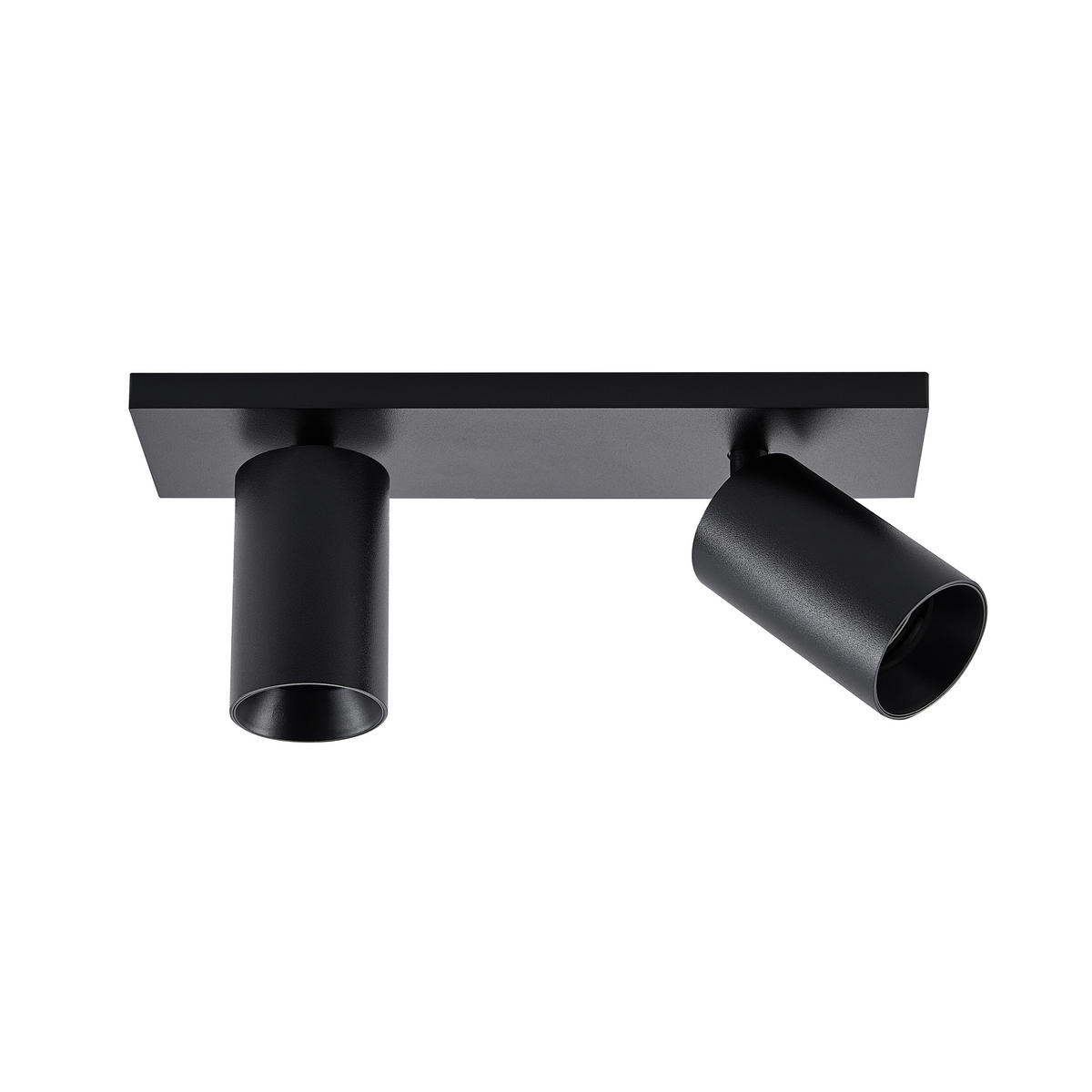 DECKENSTRAHLER - Schwarz, Design, Metall (30/9/12,5cm)