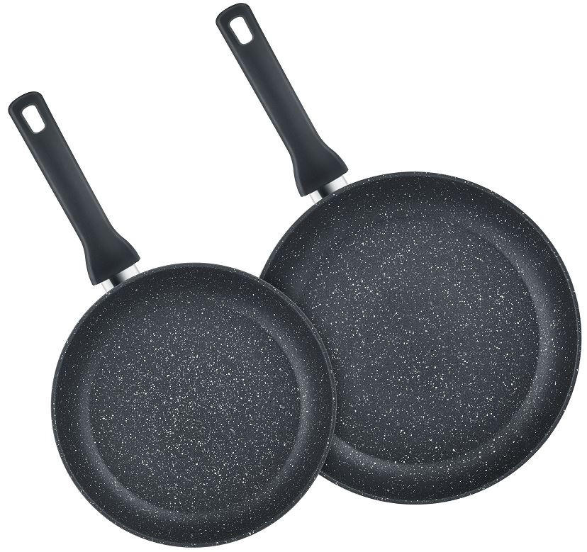 PFANNENSET LUCCA Aluminium 2-teilig  - Basics, Metall (28/10/48cm) - Berndes