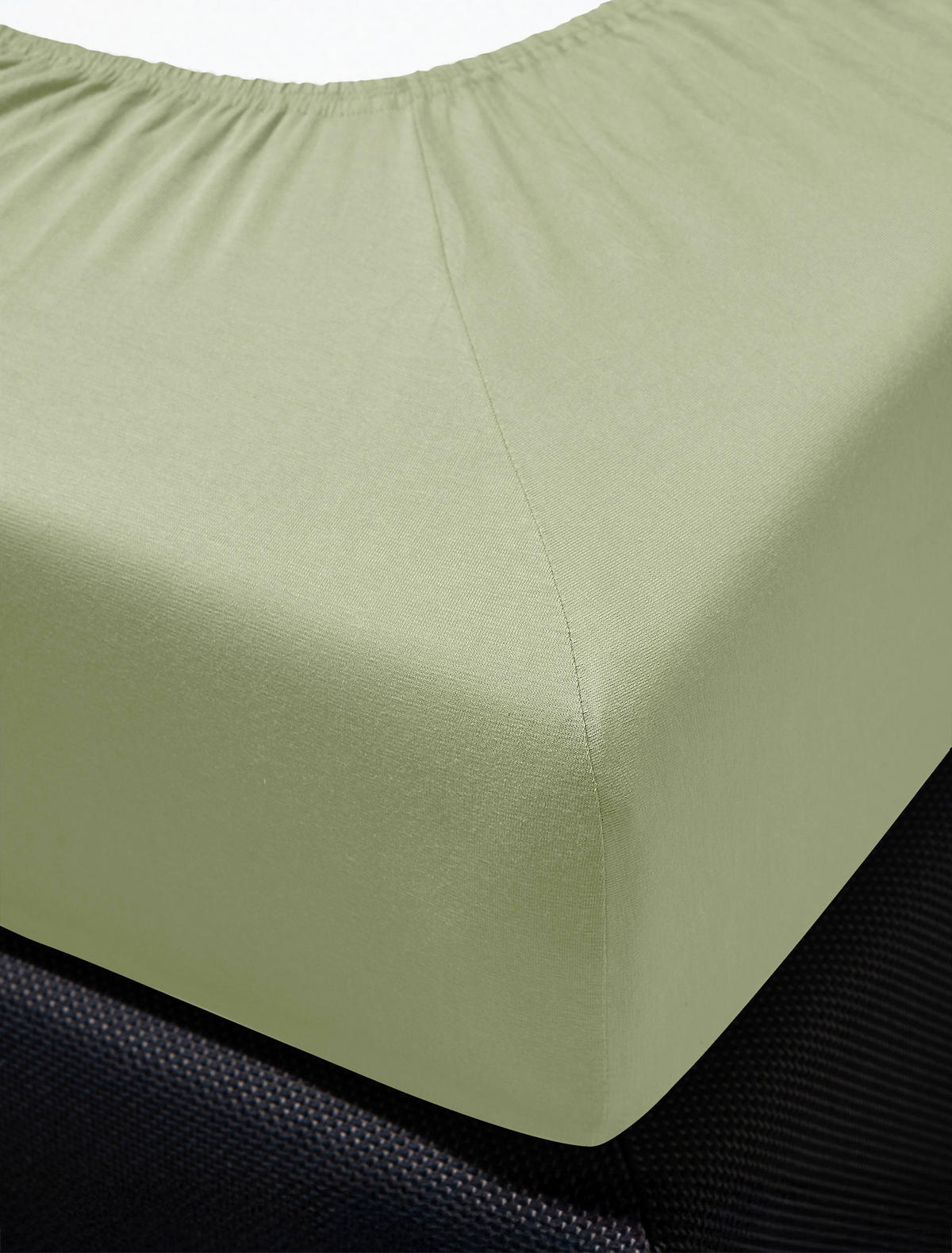 SPANNBETTTUCH Jersey 150/200 cm  - Grün, KONVENTIONELL, Textil (150/200cm) - Irisette
