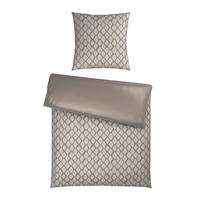 WENDEBETTWÄSCHE STRIPES DK Satin 155/220 cm  - Silberfarben/Weiß, Design, Textil (155/220cm) - Dieter Knoll