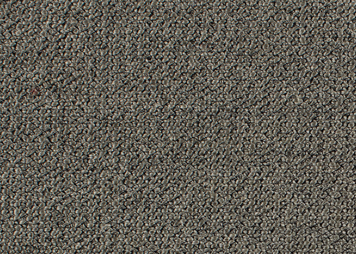 ECKSOFA in Flachgewebe Graubraun  - Anthrazit/Graubraun, Design, Textil/Metall (280/165cm) - Johann Jakob
