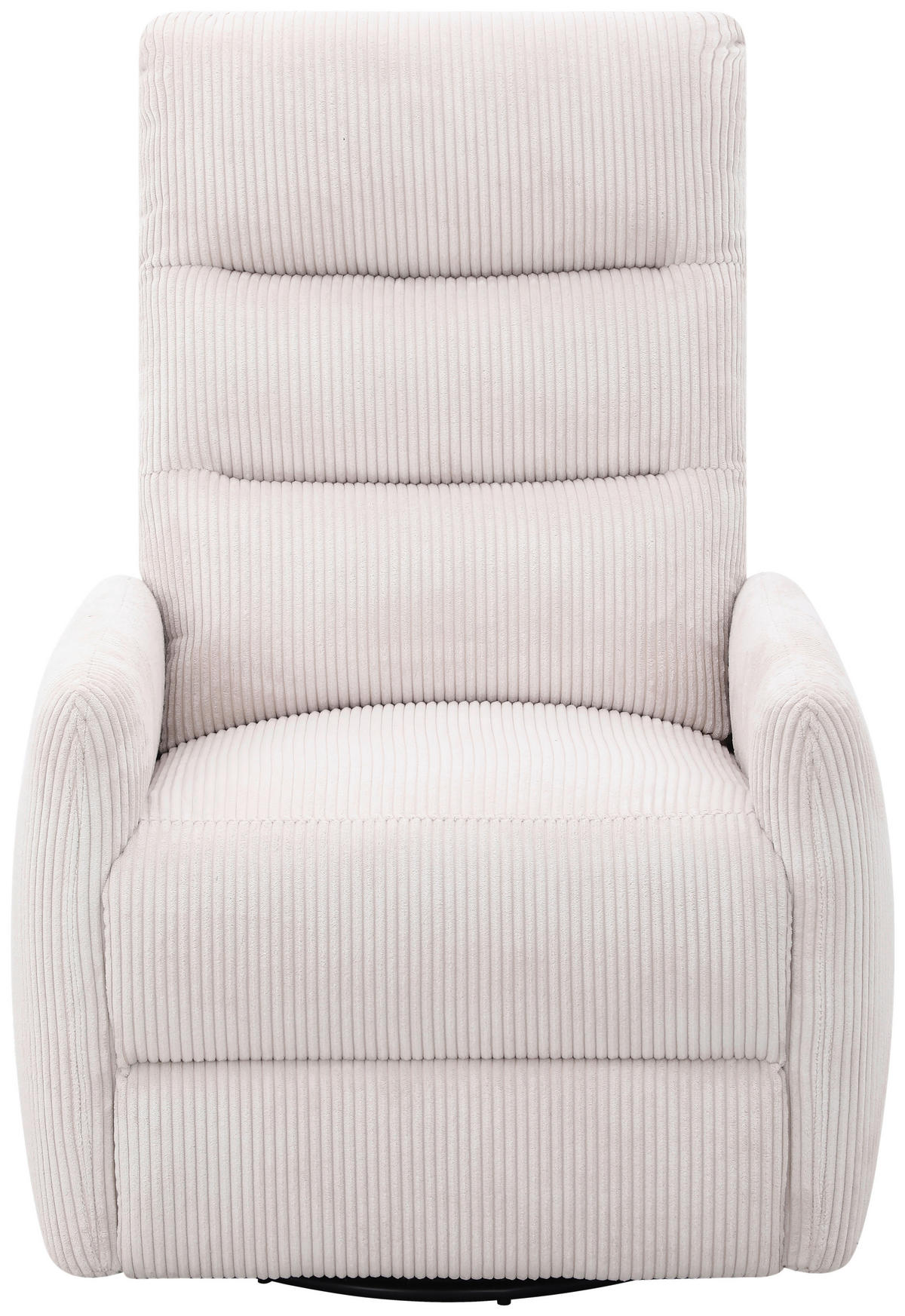 RELAXSESSEL Cord Relaxfunktion    - Beige/Schwarz, Design, Textil/Metall (78/107/95cm) - Carryhome