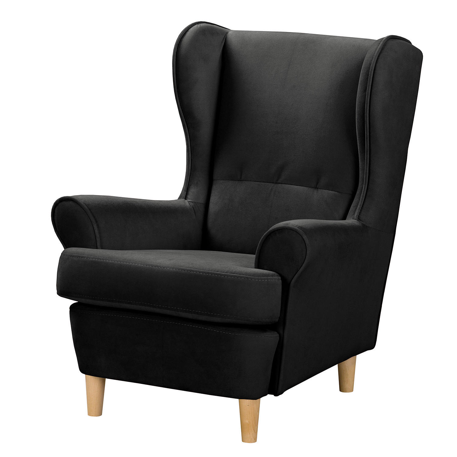 P & B Kindersessel Scandi Mini Schwarz 60x74x69 cm