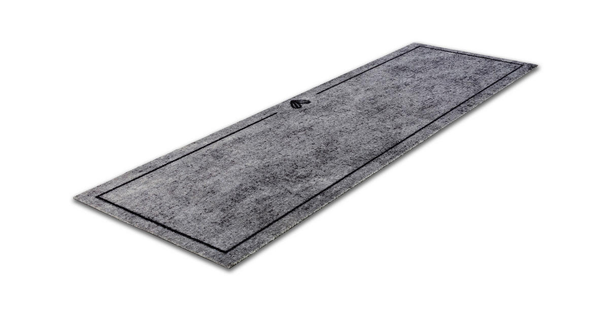 FUßMATTE  50/150 cm  Grau  - Grau, Basics, Kunststoff/Textil (50/150cm) - Astra