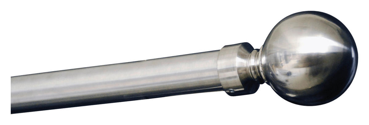 GARDINSTÅNGSET 130-240 cm  - stålfärgad, Basics, metall (130-240cm)