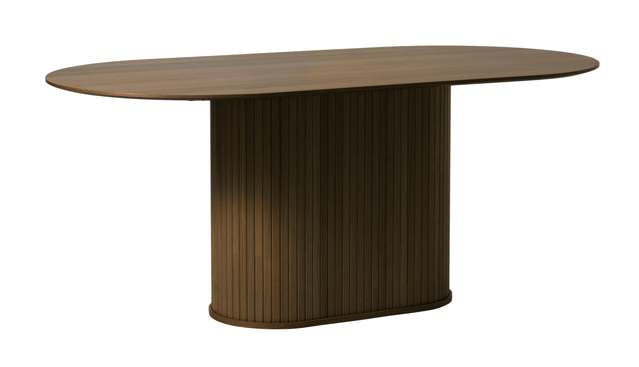 ESSTISCH furniert oval Eichefarben  - Eichefarben, Trend, Holzwerkstoff (180/95/75cm) - home24
