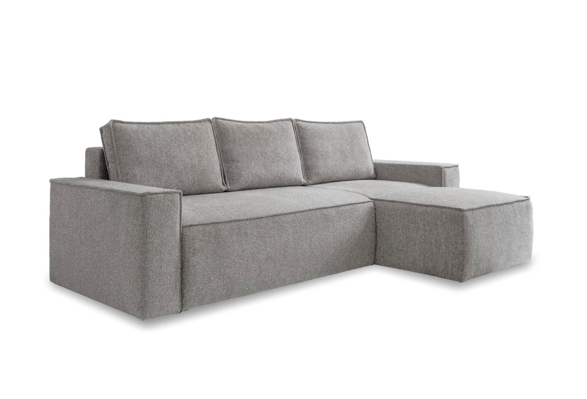 ROHOVÁ SEDACIA SÚPRAVA, textil, sivá - čierna/sivá, Design, textil/plast (250/156cm) - MID.YOU