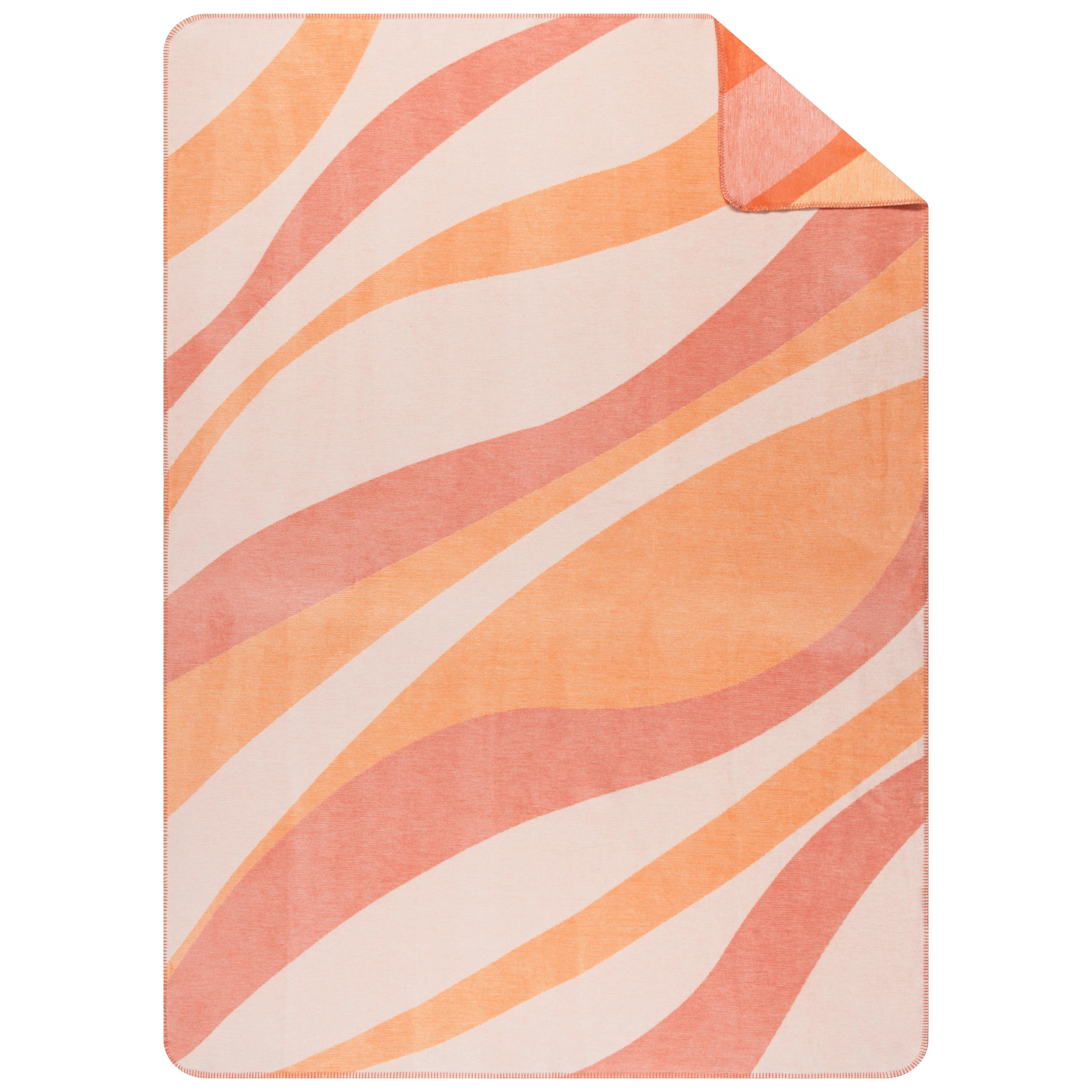 DECKE 150/200 cm  - Aprikose, Design, Textil (150/200cm) - Novel