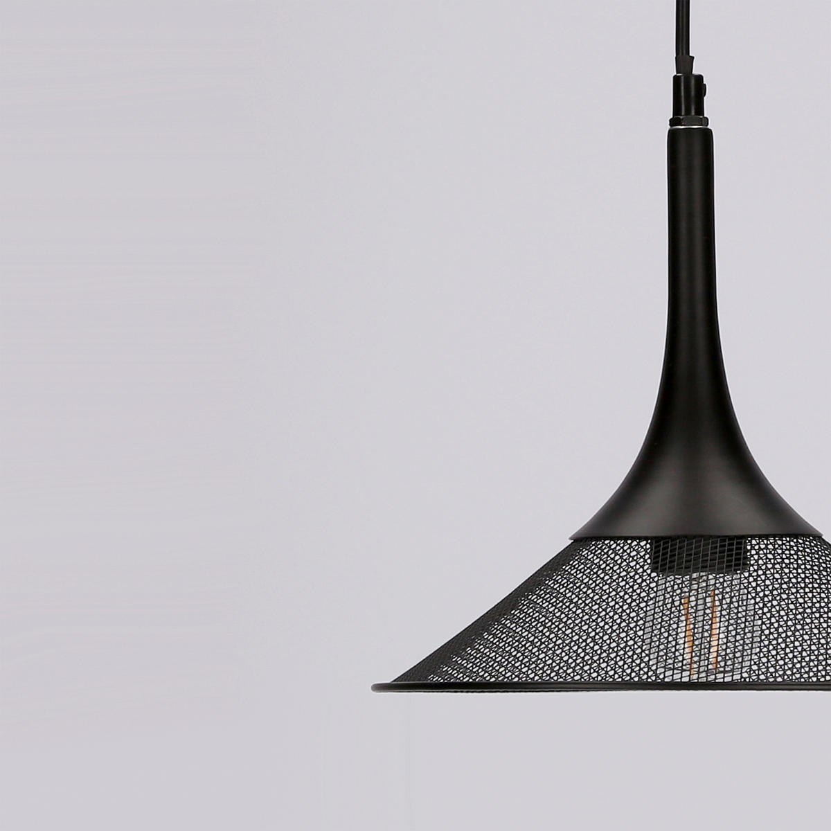 PENDELLAMPA Kiruna 25/25/110 cm  - svart, Design, metall (25/25/110cm)