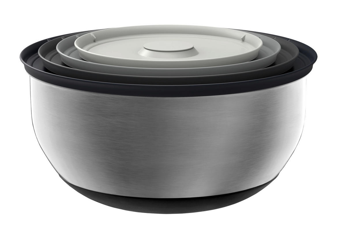 SCHÜSSELSET Nest 4-teilig  - Grau, KONVENTIONELL, Kunststoff/Metall (28,5/28,5/13,6cm) - Joseph Joseph