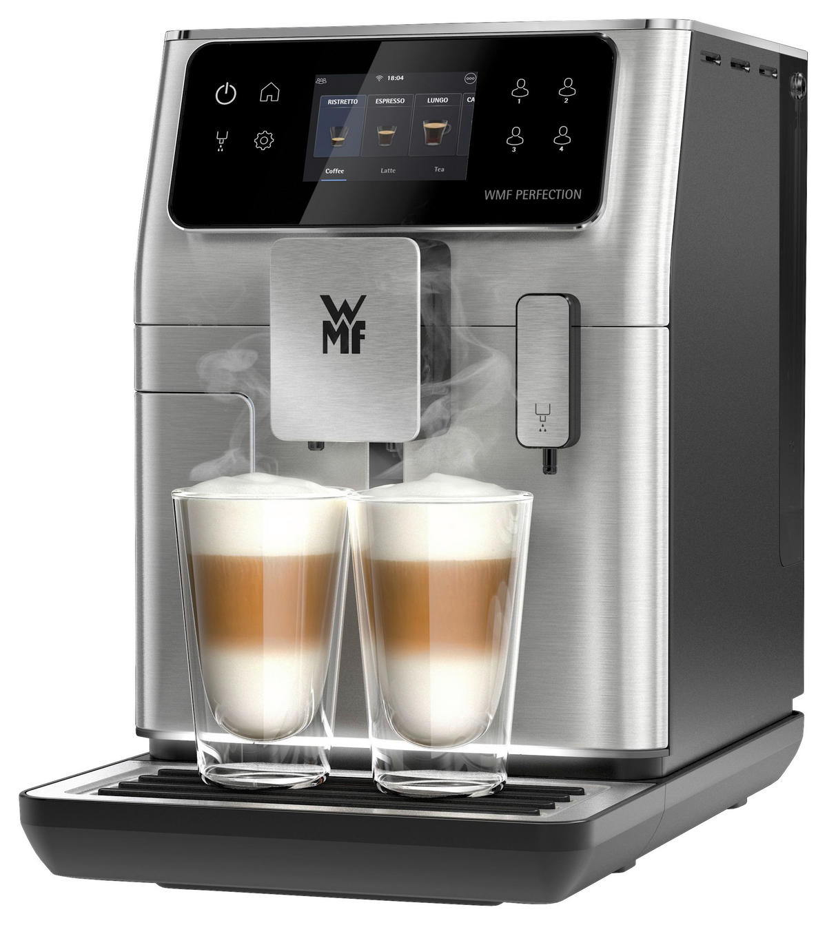 KAFFEEVOLLAUTOMAT Perfection 640  - Edelstahlfarben/Schwarz, Basics, Metall (28,5/39,5/48,0cm) - WMF