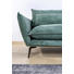 WOHNLANDSCHAFT in Textil Grün - Schwarz/Grün, Design, Textil/Metall (338/165cm) - Hom`in WOHNLANDSCHAFT in Textil Grün - Schwarz/Grün, Design, Textil/Metall (338/165cm) - Hom`in