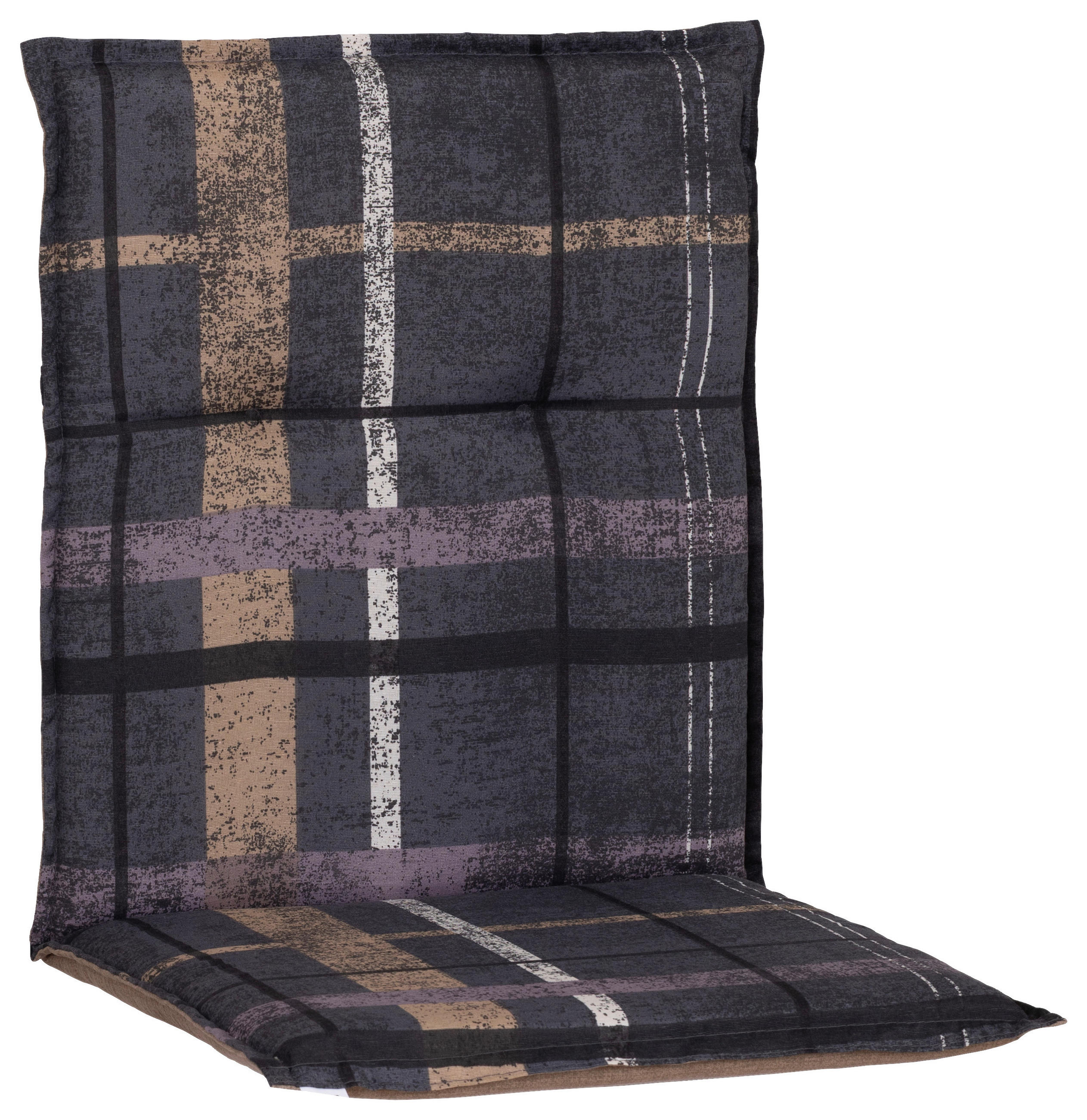 Sesselauflage Niederlehner Grau/Beige