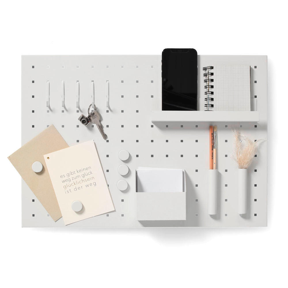 MEMOBOARD - Weiß, Basics, Metall (50/35/1cm) - Zeller Present