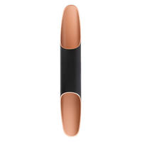 LED-WANDLEUCHTE 50/6/7 cm   - Roségold/Schwarz, Design, Metall (50/6/7cm)