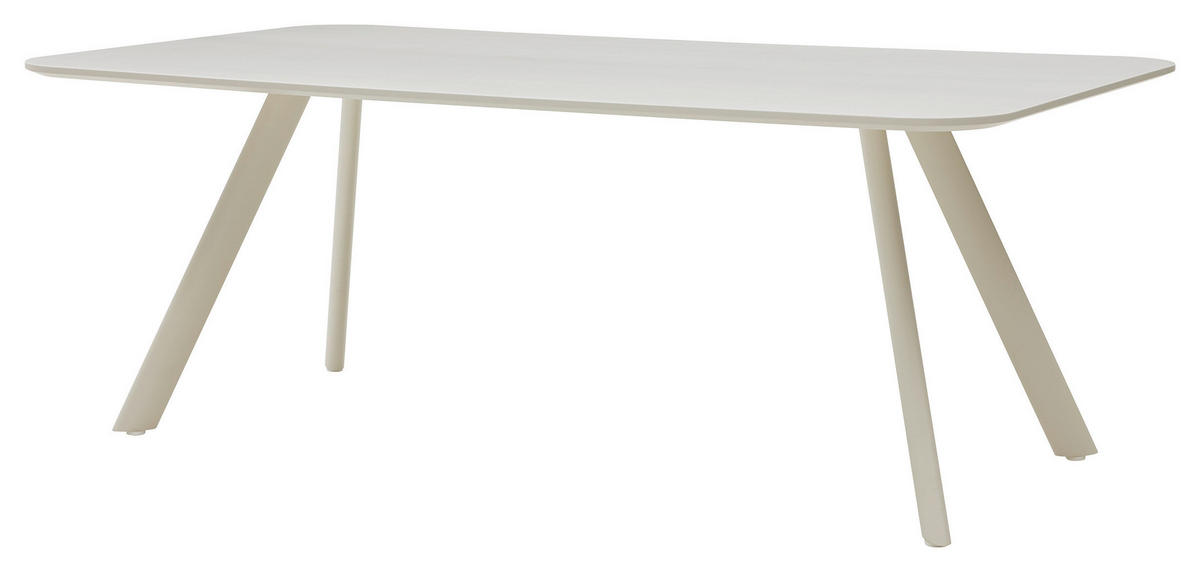 ESSTISCH rechteckig Grau  - Grau, Design, Holzwerkstoff/Metall (200/100/76cm) - Musterring