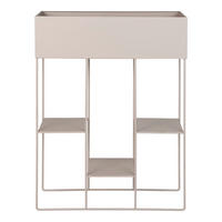 ÜBERTOPF   - Beige, Design, Metall (25/80/60cm)