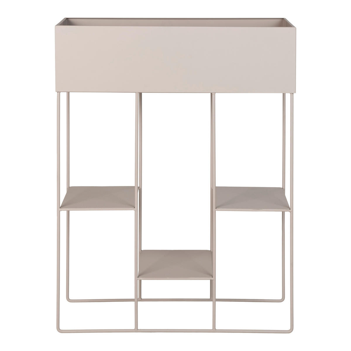 ÜBERTOPF   - Beige, Design, Metall (25/80/60cm)