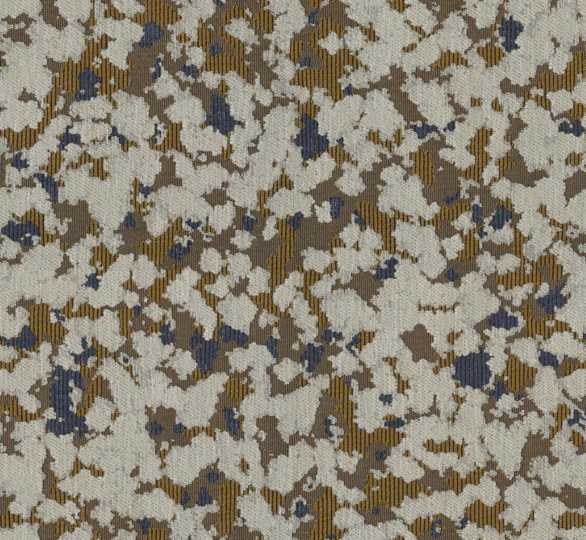 SITZBANK 177/85/72 cm Webstoff Blau, Beige Metall  - Blau/Beige, KONVENTIONELL, Textil/Metall (177/85/72cm) - Moderano