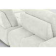 ECKSOFA in Velours Creme  - Creme/Schwarz, Design, Kunststoff/Textil (326/236cm) - Xora