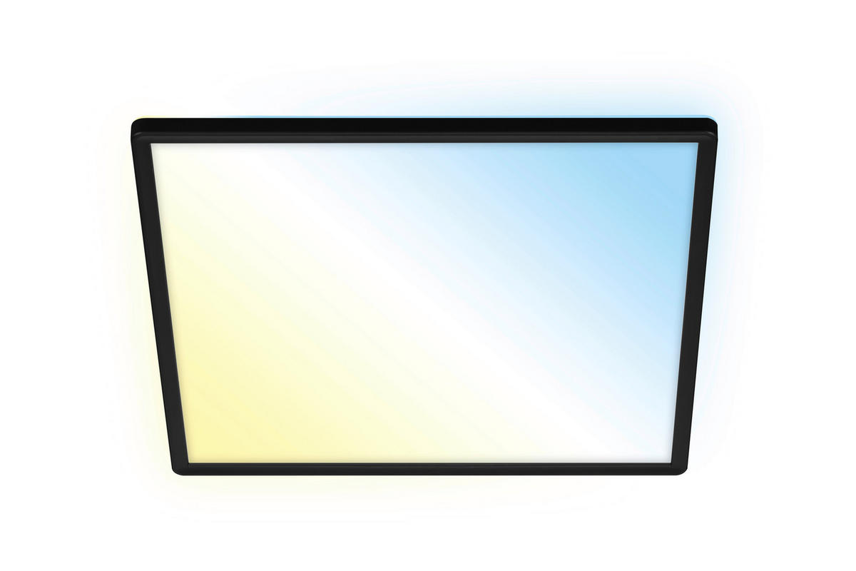 LED-PANEEL 42/42/2.9 cm   - Schwarz, Design, Kunststoff (42/42/2.9cm) - Briloner